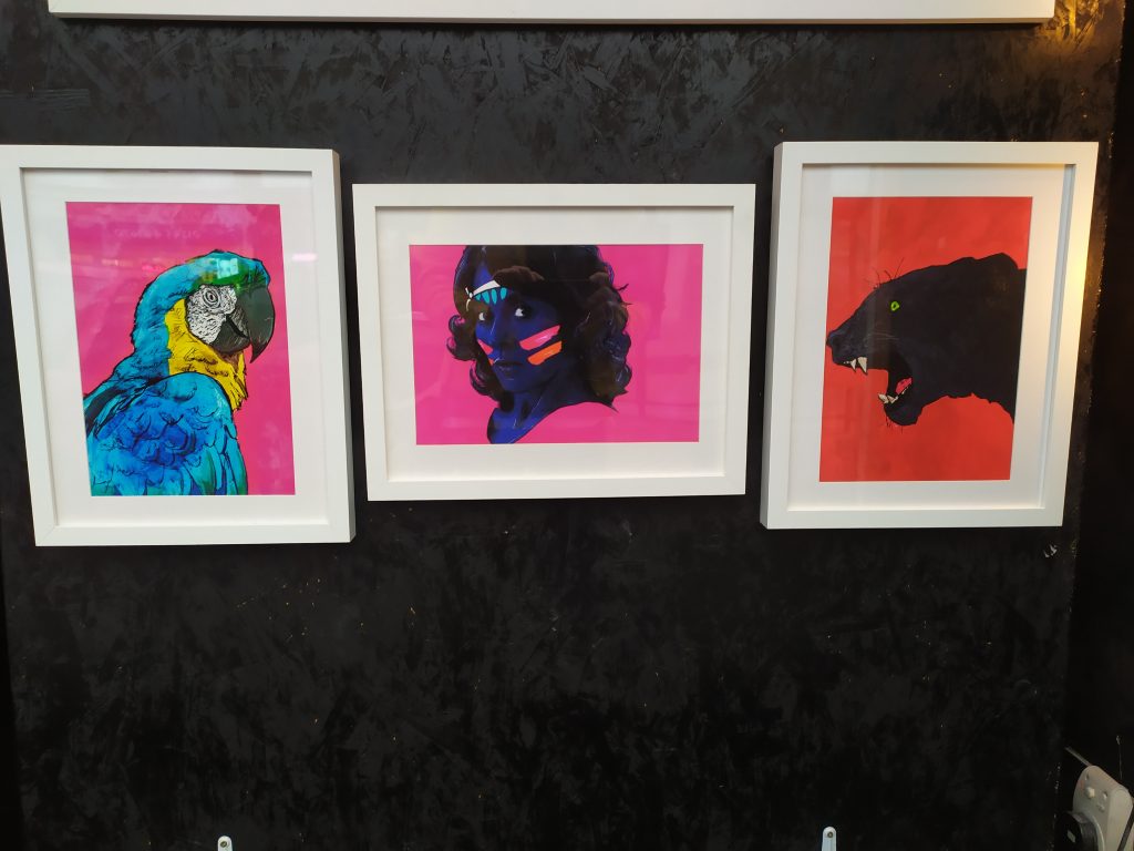 A look at some of the illustrations in the Matthew Brazier Exhibition at the Window Gallery