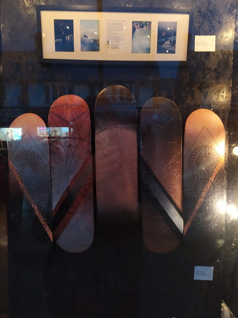 A closer look at the Skateboard exhibition