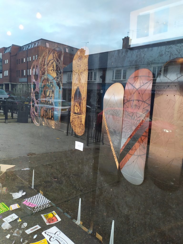 A closer look at the Skateboard exhibition