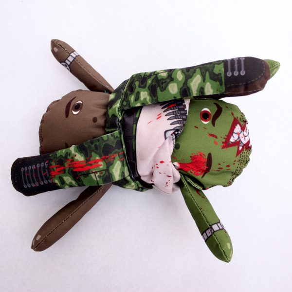 Flipping Zombies Army Doll