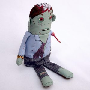 Flipping Zombies Business Doll
