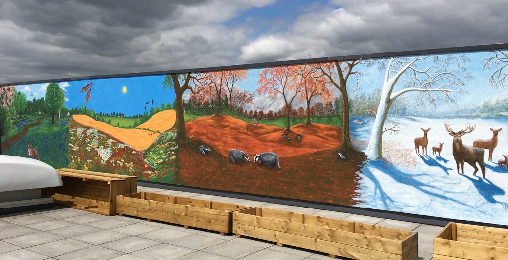 Four Seasons Mural by Keith Hollingsworth