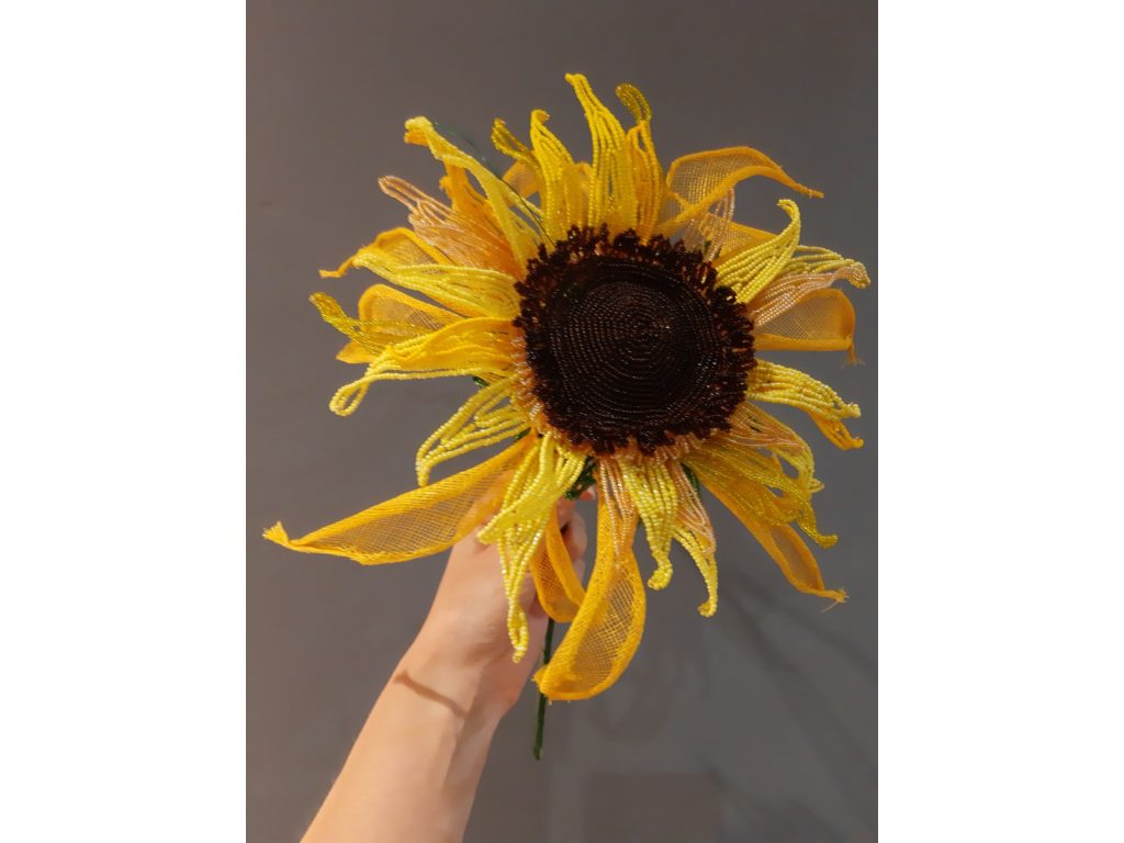Beaded Sunflower