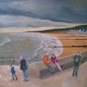 Seaside painting by Keith Bird